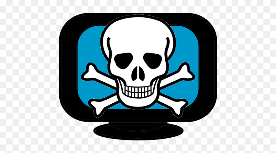 Virus - Skull And Crossbones Clipart