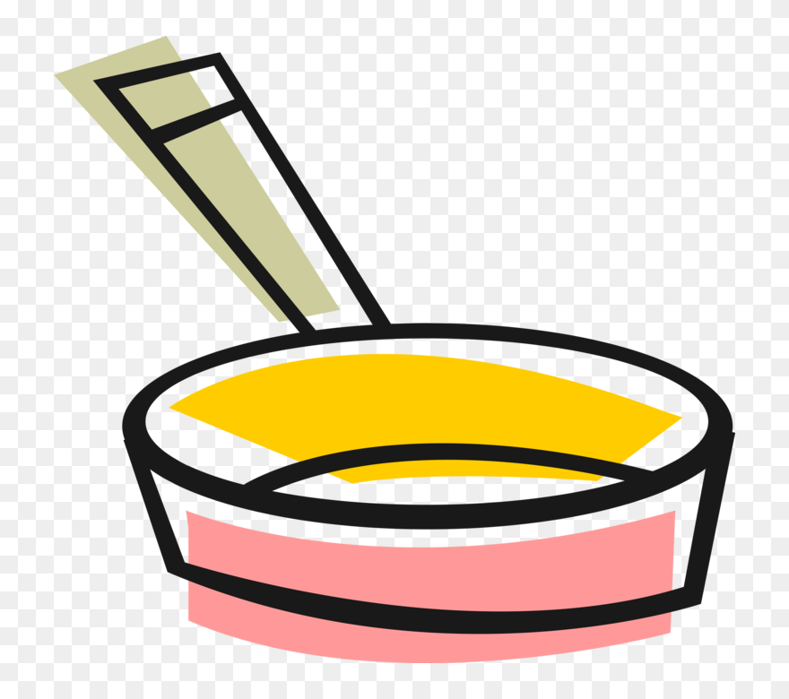 Vector Illustration Of Frying Pan, Frypan Or Skillet Clipart