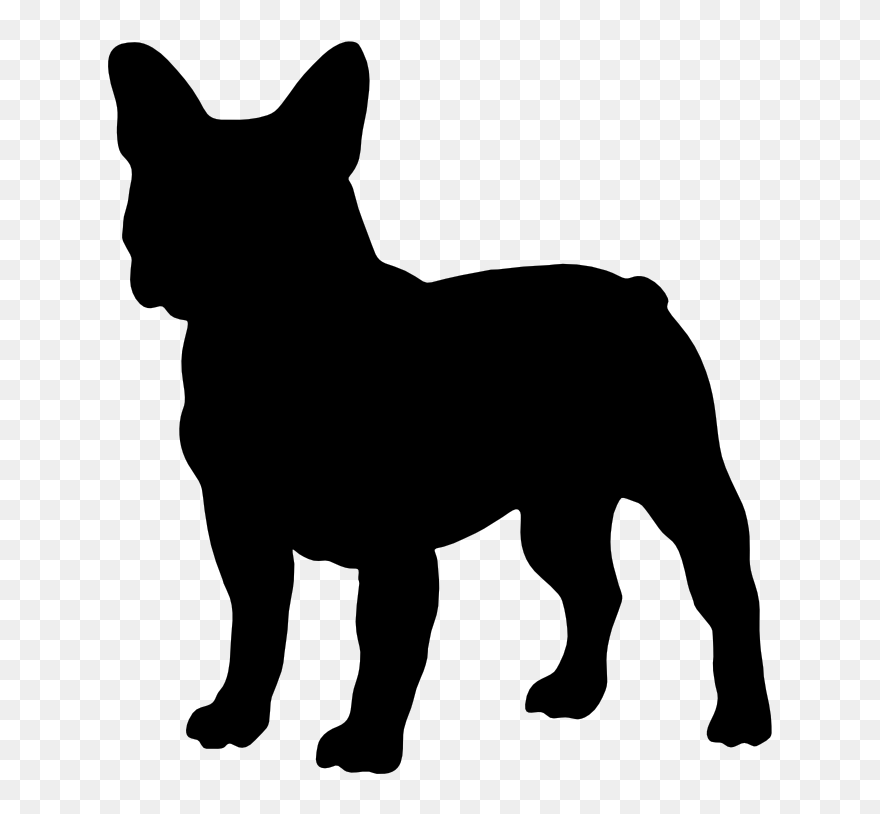 French Bulldog American Bully Boston Terrier Shiba - Boston Terrier Silhouette Png Clipart