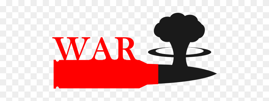 Vector Drawing Of Atom Bomb War Symbol Clipart