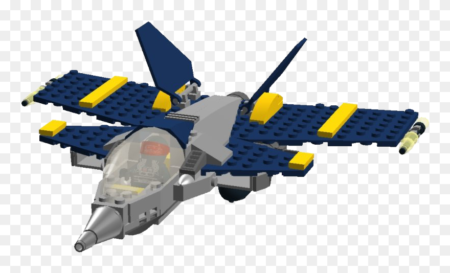 Jet Fighter Transparent Image - Super Lego Jet Fighter Clipart