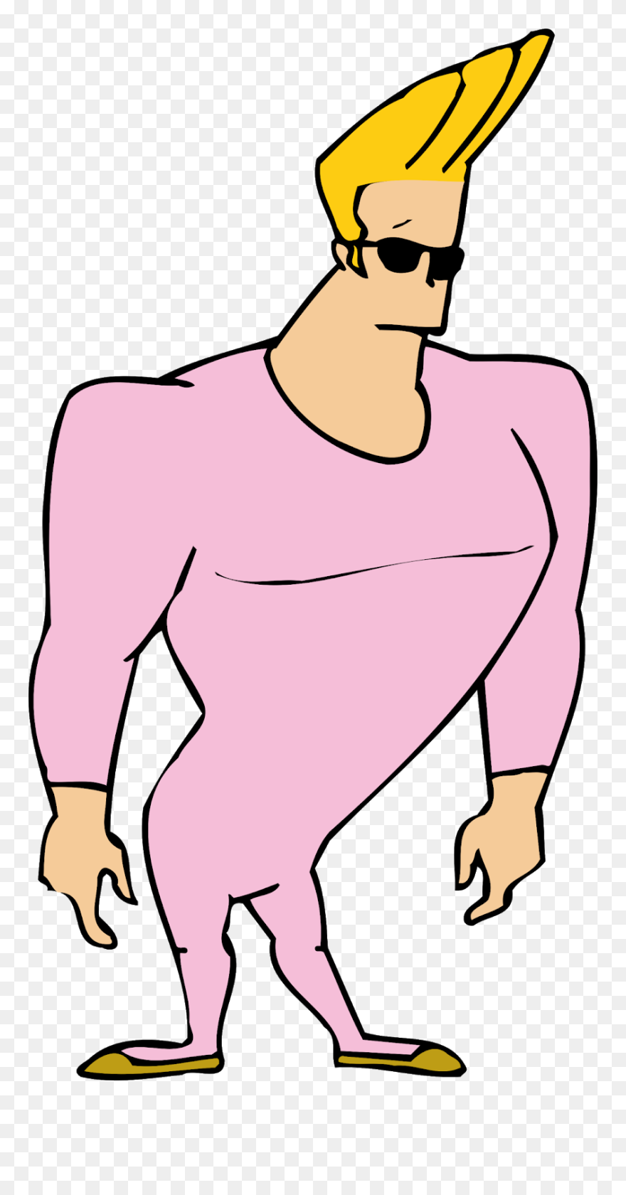 Johnny Bravo Cartoon Character, Johnny Bravo Characters, - Johnny Bravo Pink Clipart