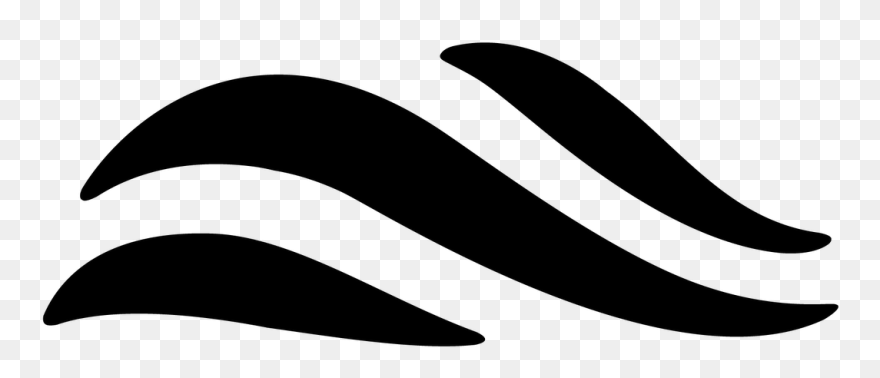 Waves Logo Black And White Clipart