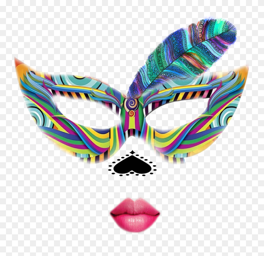 #mask #carnival #carnaval #mascara #folia - Enfeites Para O Carnaval Clipart