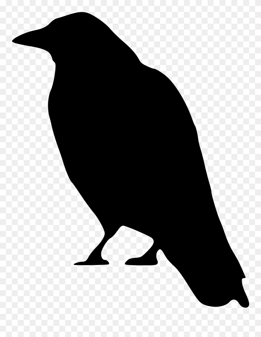 Crow Standing Svg Clip Arts - Crow Clip Art - Png Download