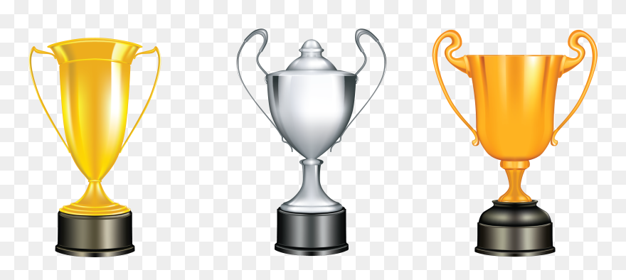 Gold Silver Bronze Trophy Png Clipart