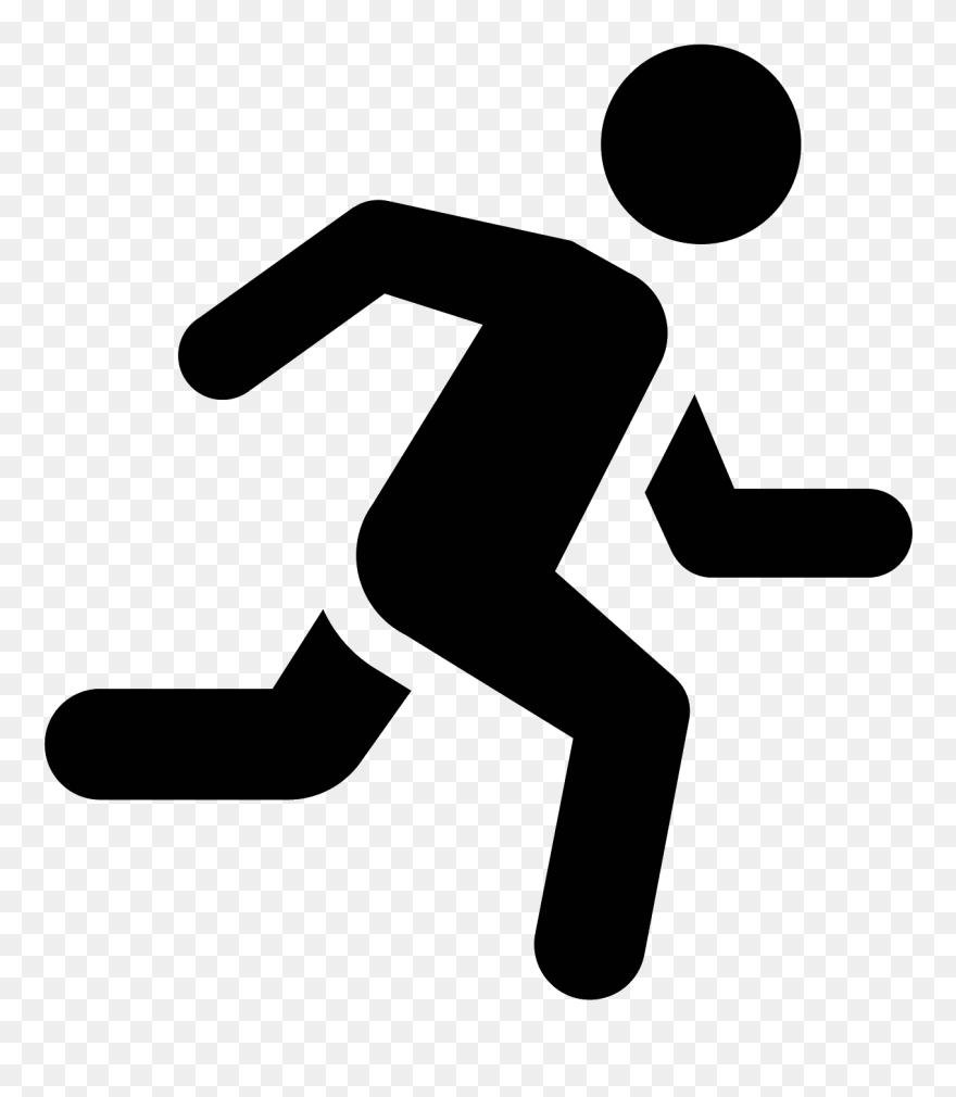 Computer Icons Running Man Clip Art - Running Man Icon Png Transparent Png