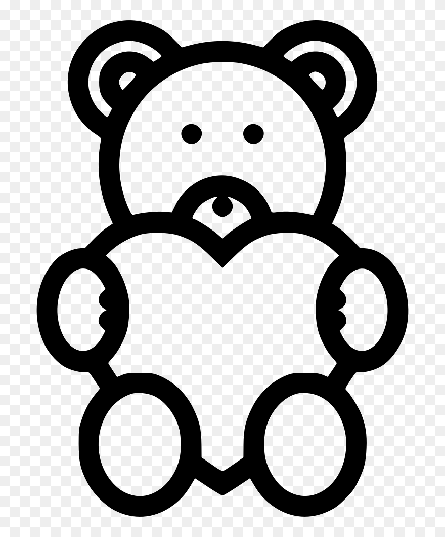 Teddy Bear - Circle Clipart