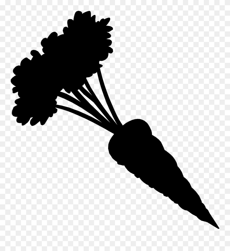 Carrot Silhouette Png Clipart