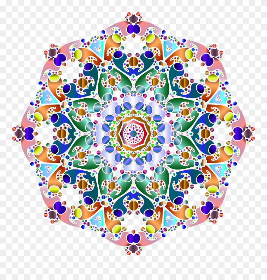 Hexagonal Tessellation Design Clip Arts - Cosa E Una Mandala - Png Download