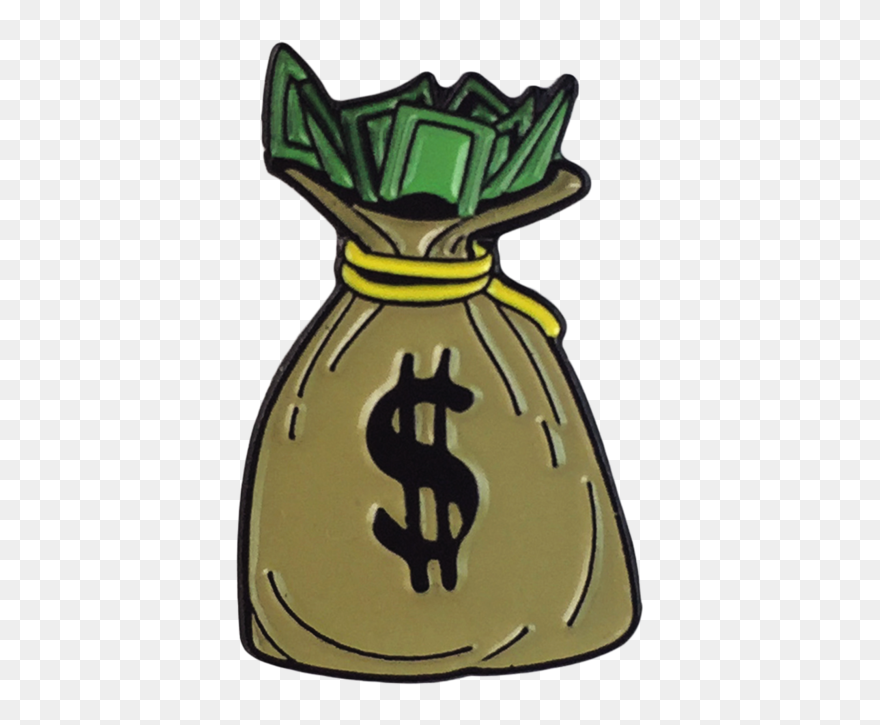 Cartoon Money Bags - Transparent Cartoon Money Bag Clipart