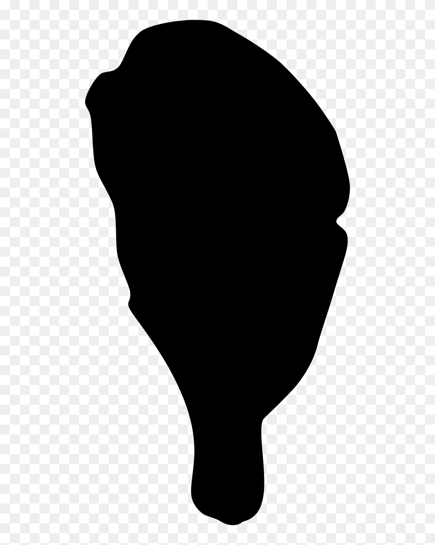 Silhouette Of A Man Face Clipart
