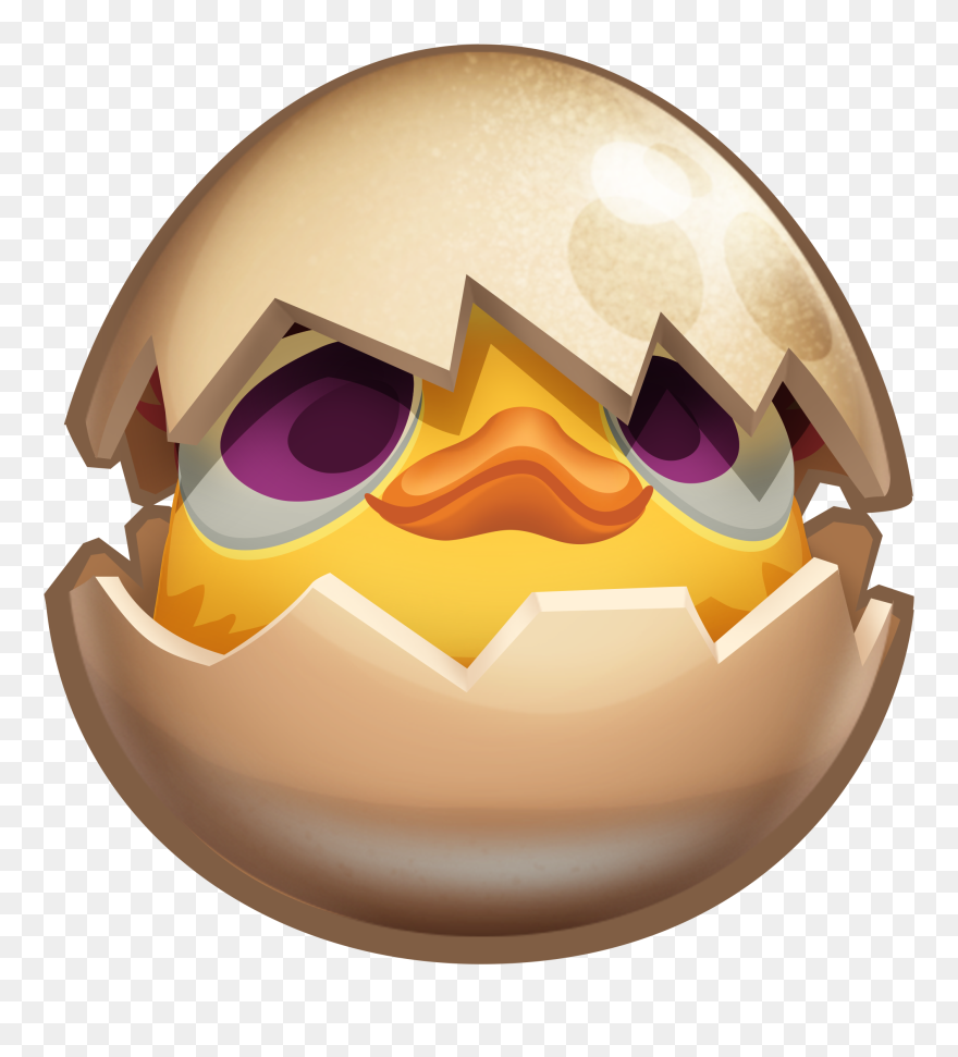 Transparent Cracked Egg Clipart - Farm Heroes Saga Egg - Png Download