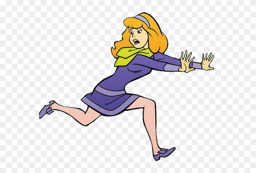 Daphne Running Scooby Doo Clipart