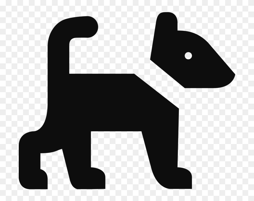 Silhouette,monochrome Photography,small To Medium Sized - Hund Symbol Clipart