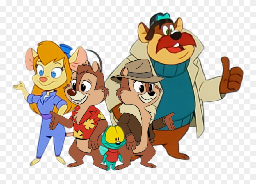 Chip And Dale Rescue Rangers Ducktales Clipart