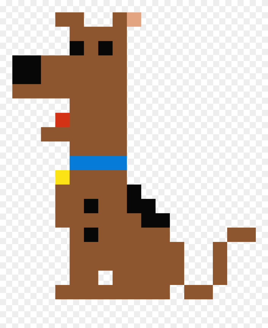Scooby Doo 8 Bits Clipart