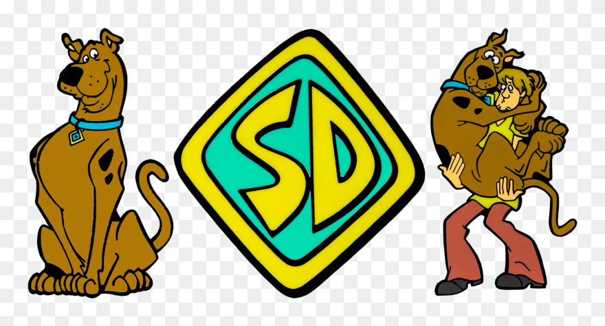 Series 1 Enamel Pin Bundle - Scooby Doo And Shaggy Clipart