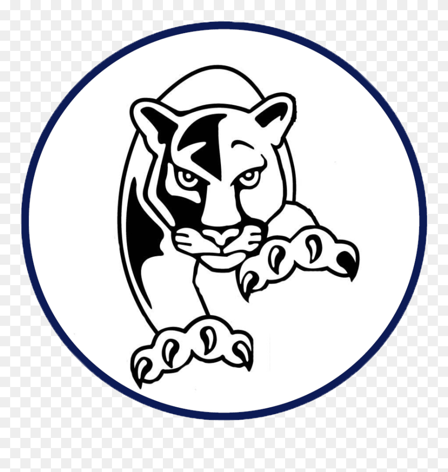 Panther Clip Art Black And White - Png Download