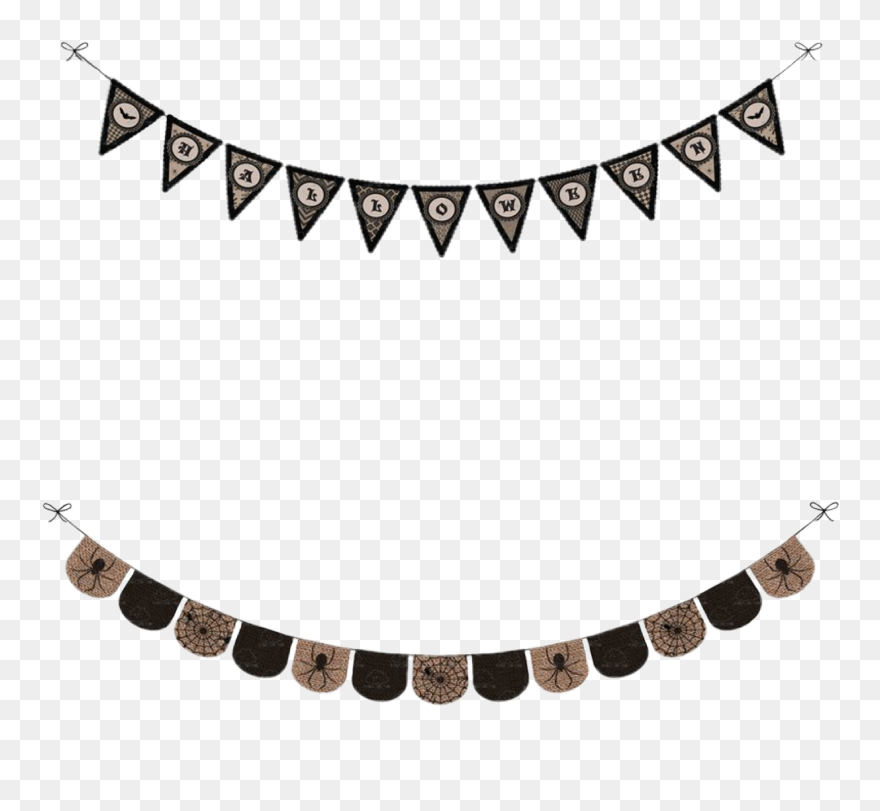 #banner #flag #pennant #bunting #garland #halloween - She Is Getting Married Clipart