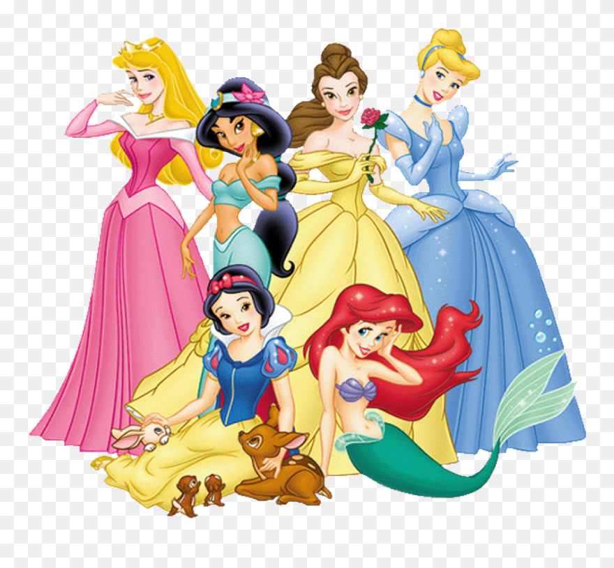 Disney Princesses Clipart Mirror - Disney Princess Clipart - Png Download