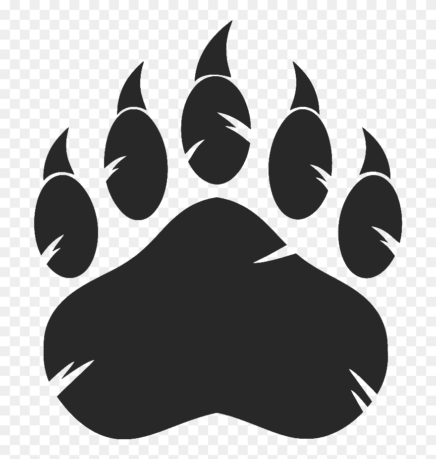 American Black Bear Paw Royalty-free Clip Art - Clip Art Bear Claw - Png Download