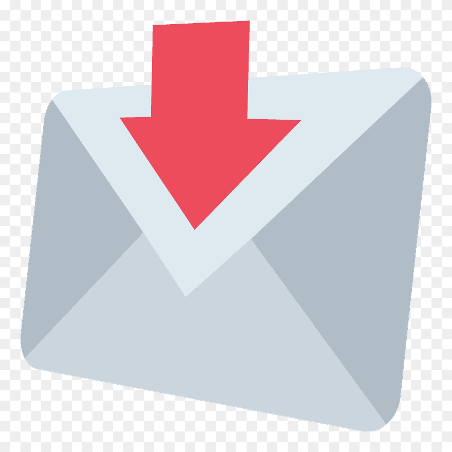 Envelope With Arrow Emoji Clipart - Email Emoji Png Transparent Png