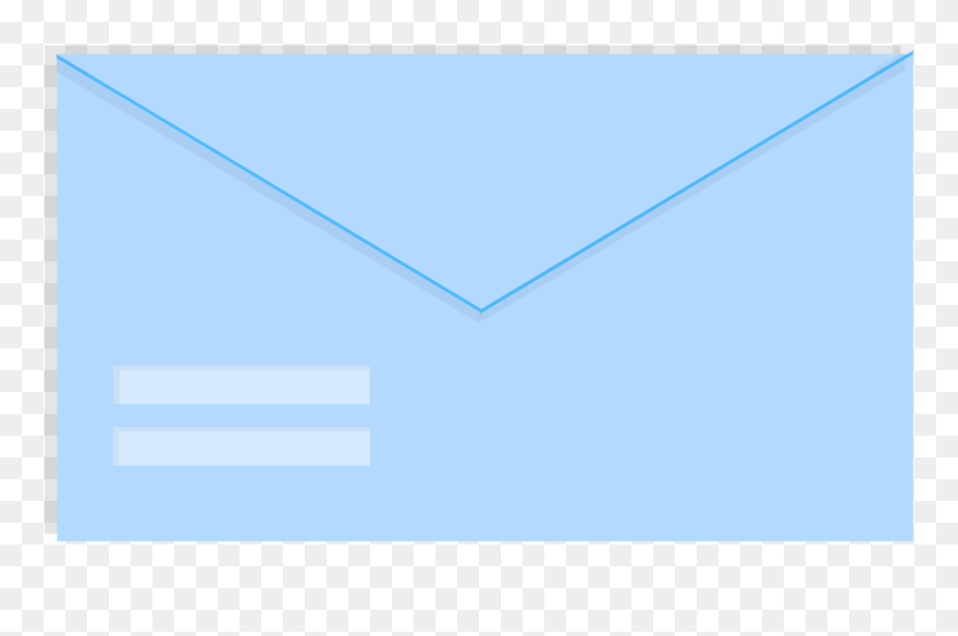 #envelope #bkue #b&b
#skyblue #smooth
#soft #clipart - Parallel - Png Download