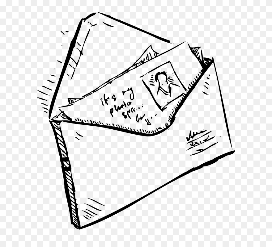 Envelope De Carta Desenho Clipart