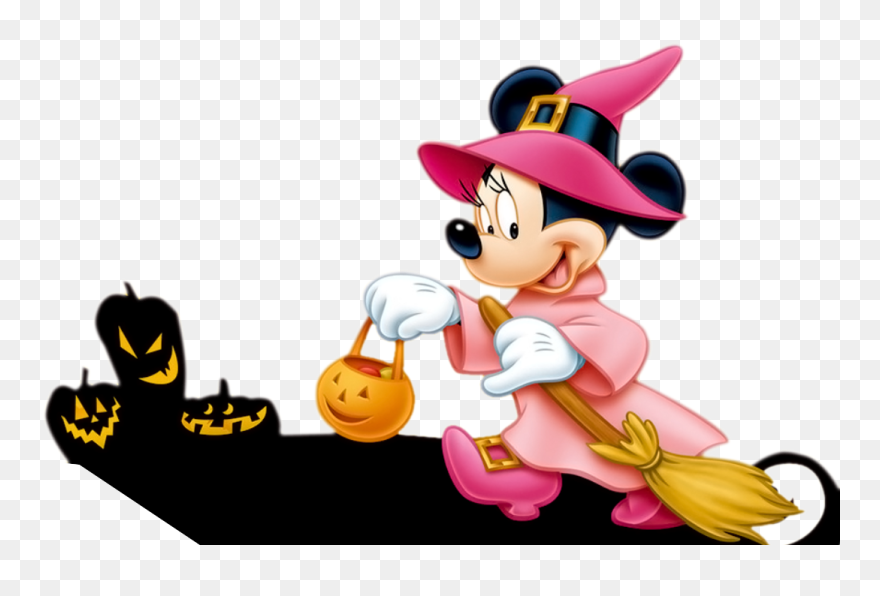 Halloween Pumpkin Minni Ear Clipart Clip Mickey Mouse - Minnie Mouse - Png Download