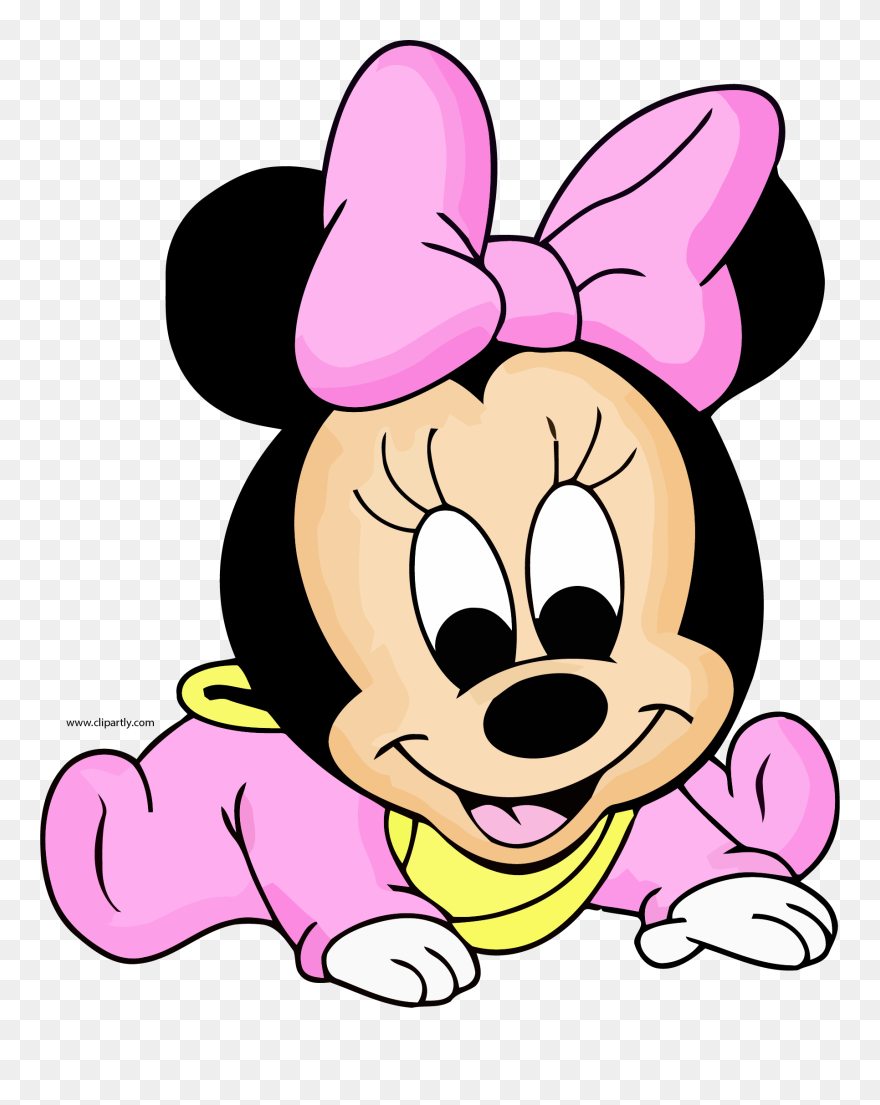 Baby Minnie Cute Clipart Png "src="data - Cute Baby Minnie Mouse Transparent Png