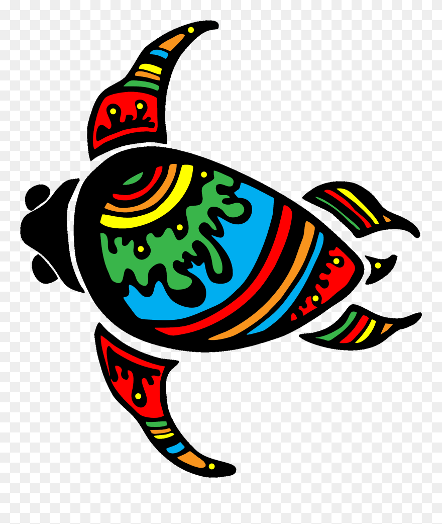 Hawaiian Sea Turtle Clipart - Png Download