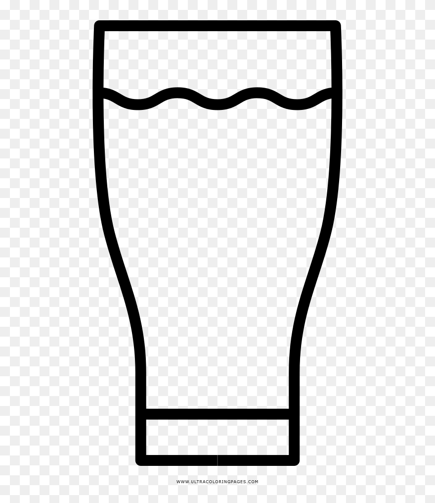 Beer Clip Coloring Page - Line Art - Png Download