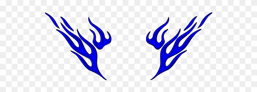 Butterfly Tribal Style Png Images - Purple Flames Png Clipart