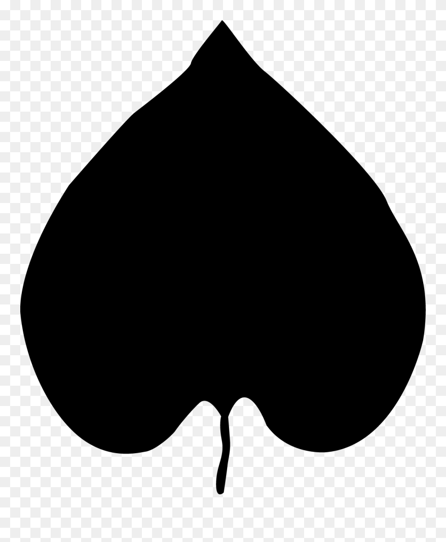 Leaves Clipart Silhouette - Png Download