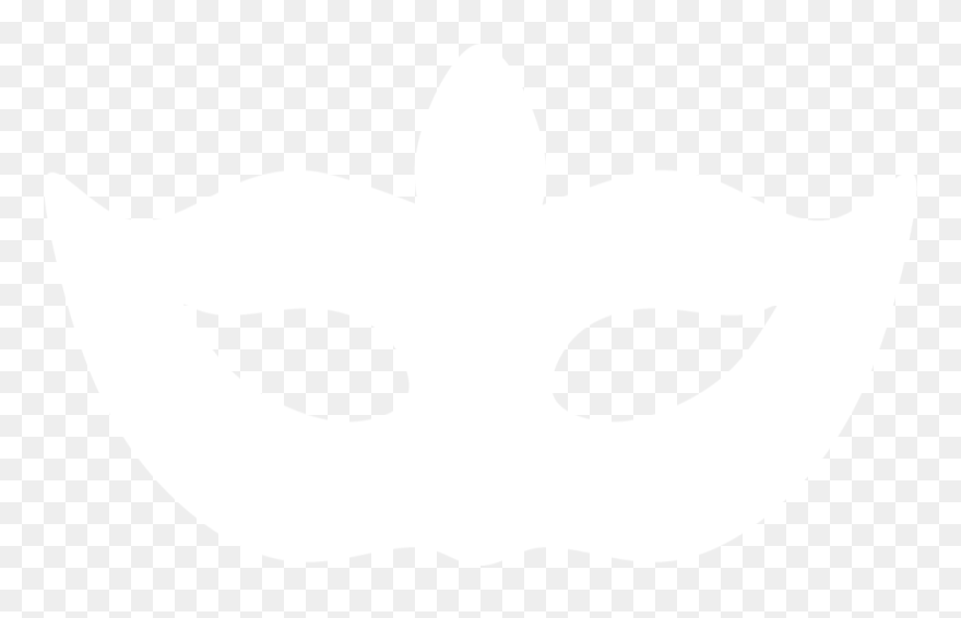 Transparent Masquerade Masks Clipart - White Masquerade Masks Clipart - Png Download