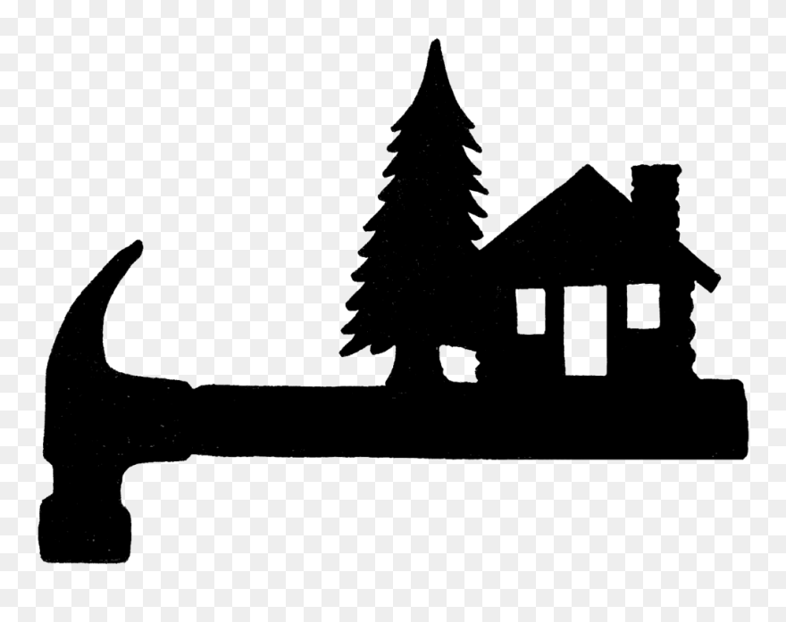 Transparent Hammers Clipart - House With Hammer Logo - Png Download