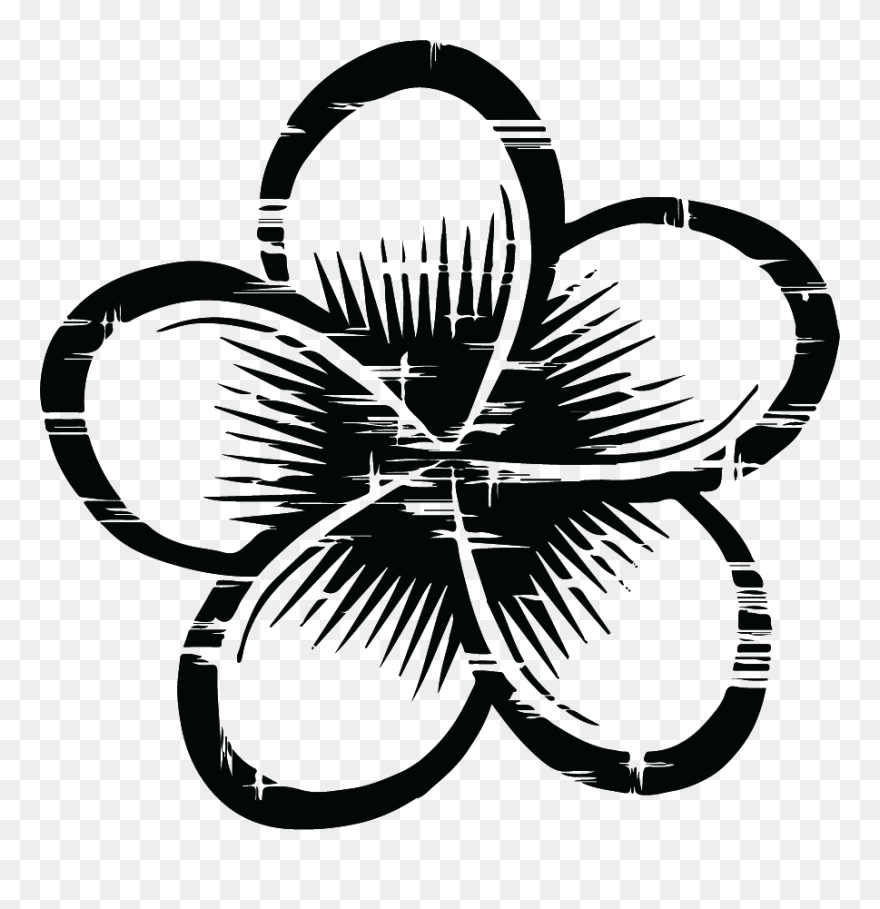 Transparent Island Landform Clipart Black And White - Illustration - Png Download