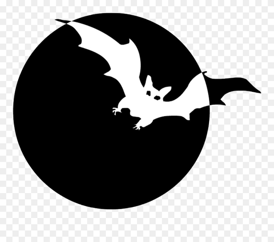 Halloween Silhouette Clip Art - Happy Halloween Clipart Black And White - Png Download