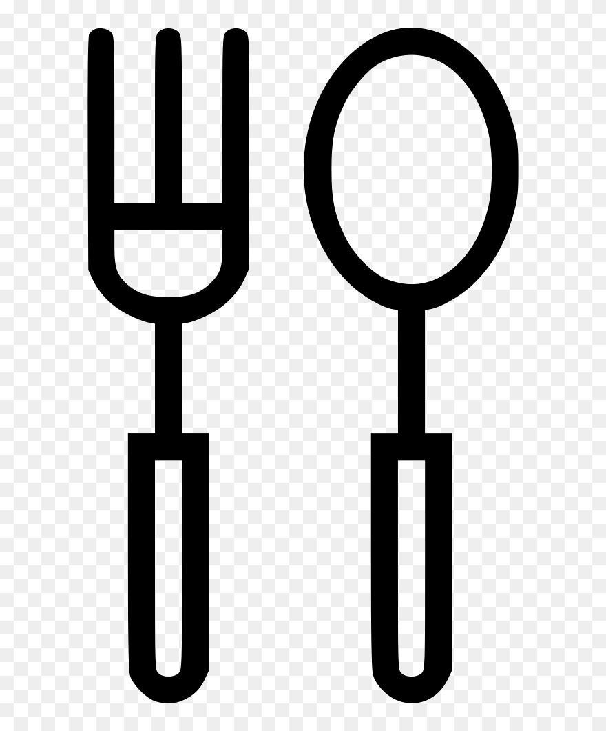 Spoon Fork Cutlery Tableware Eat Food Utensil - Spoon Clipart