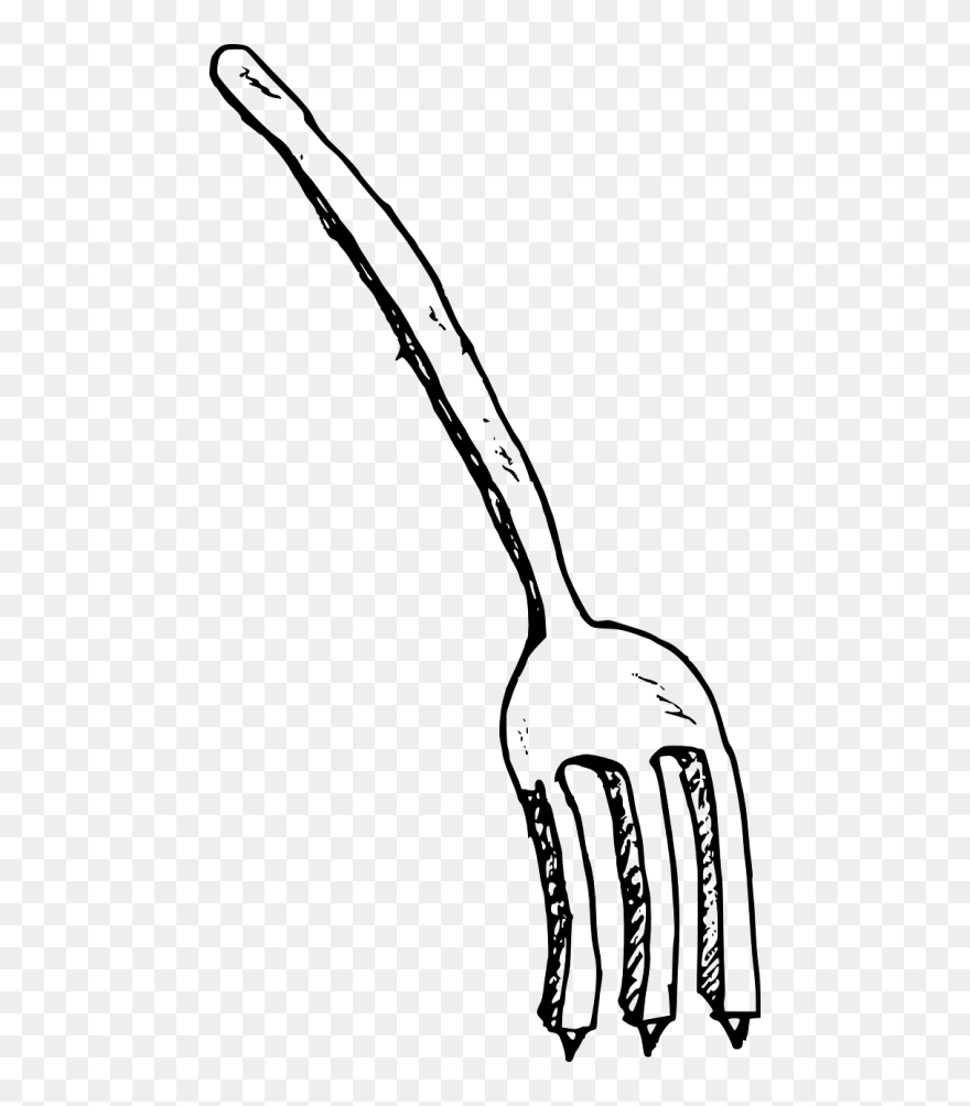 Fork White Cutlery - Fork Clip Art - Png Download