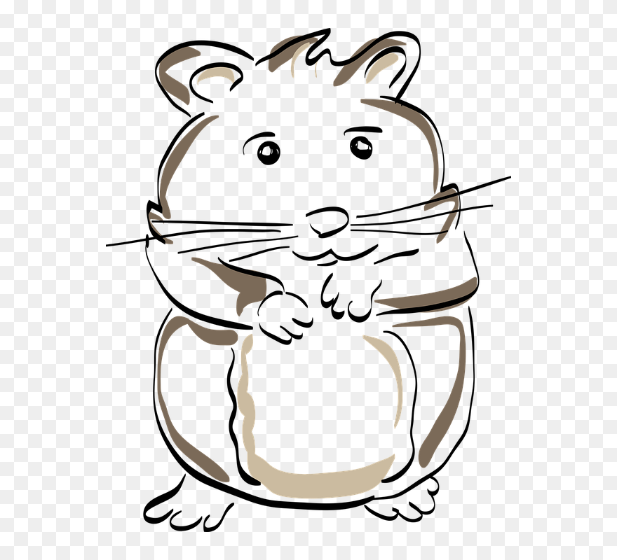 Free Photo Nature Funny Comic Drawing Rodent Hamster - World According To Humphrey Word Search Clipart