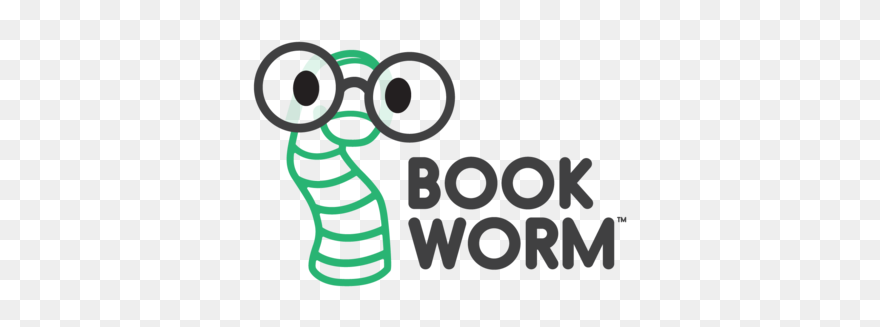 Thirty Day Logo Challenge - Bookworm Logo Clipart