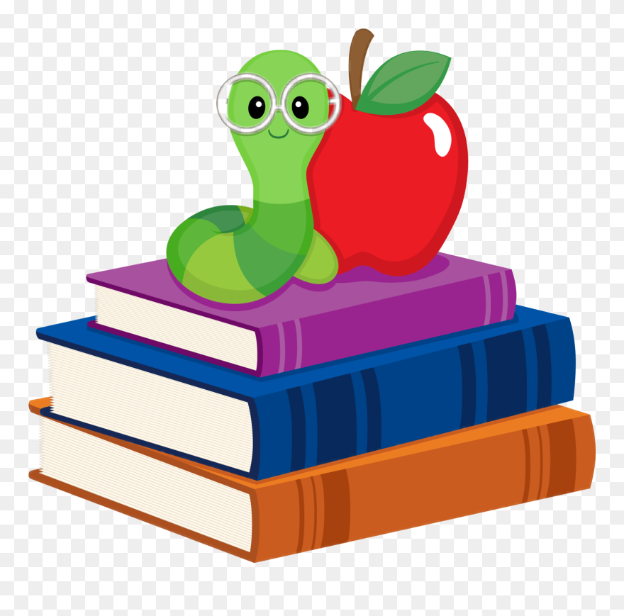 #bookworm #books #teachers #teacherappreciationweek - Objetos Escolares Png Clipart