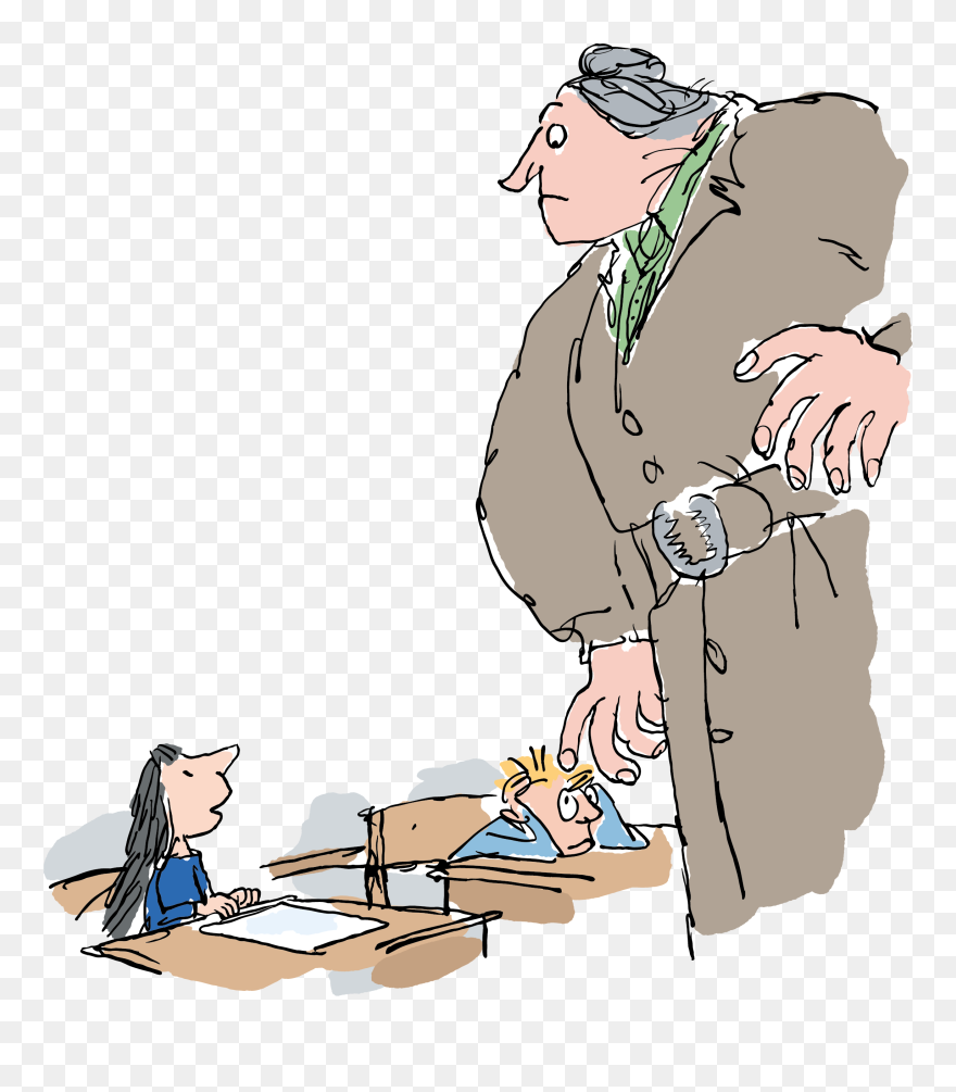 Mrs Trunchbull Matilda Book Clipart