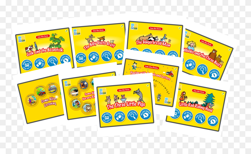 Complete Yellow Door Early Years Software Collection Clipart