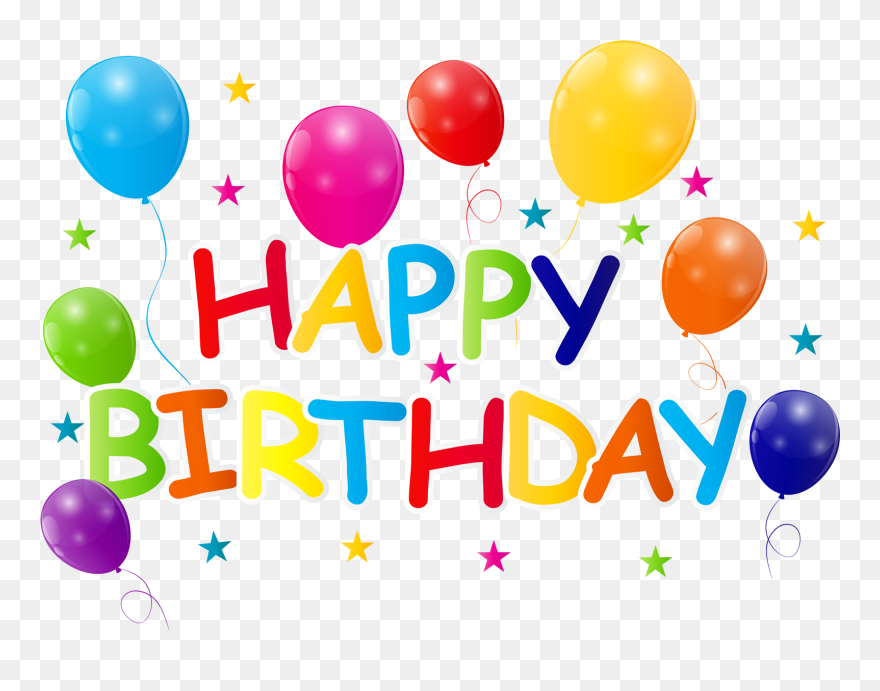 Background Transparent Happy Birthday Png Clipart