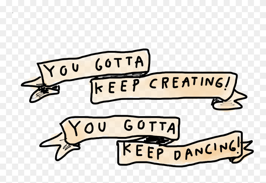 Our Hump Day Inspiration To Keep Dancin Png Gold Arrow - Calligraphy Clipart