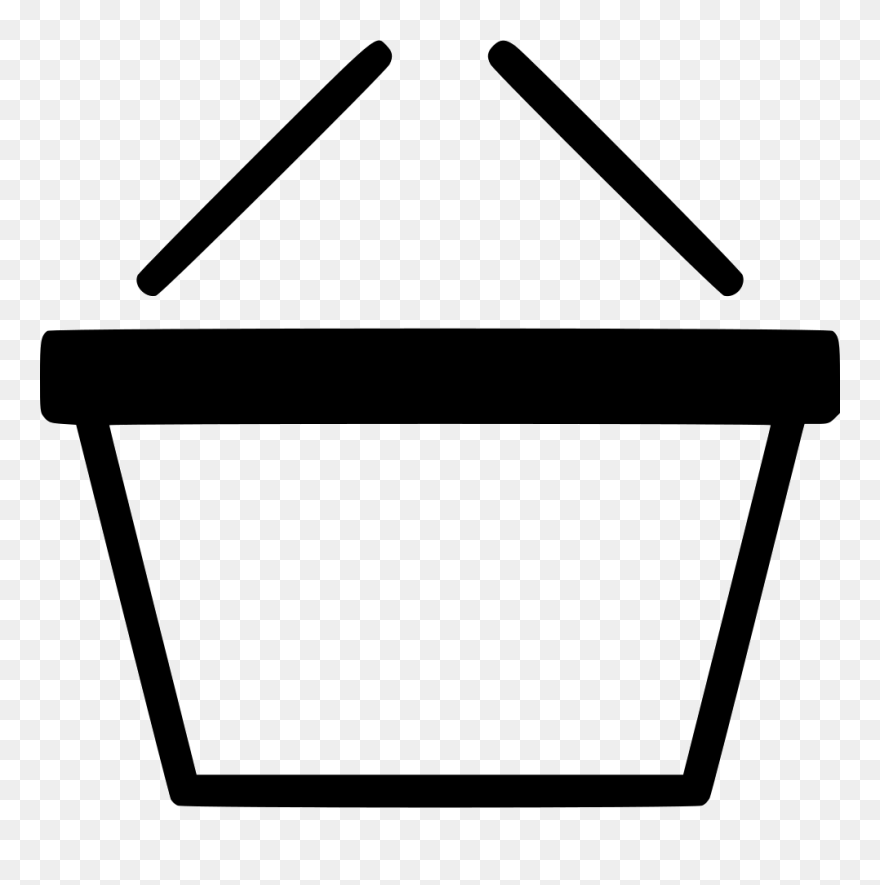 Basket Shop Buy Empty - Basket Png Icon Clipart