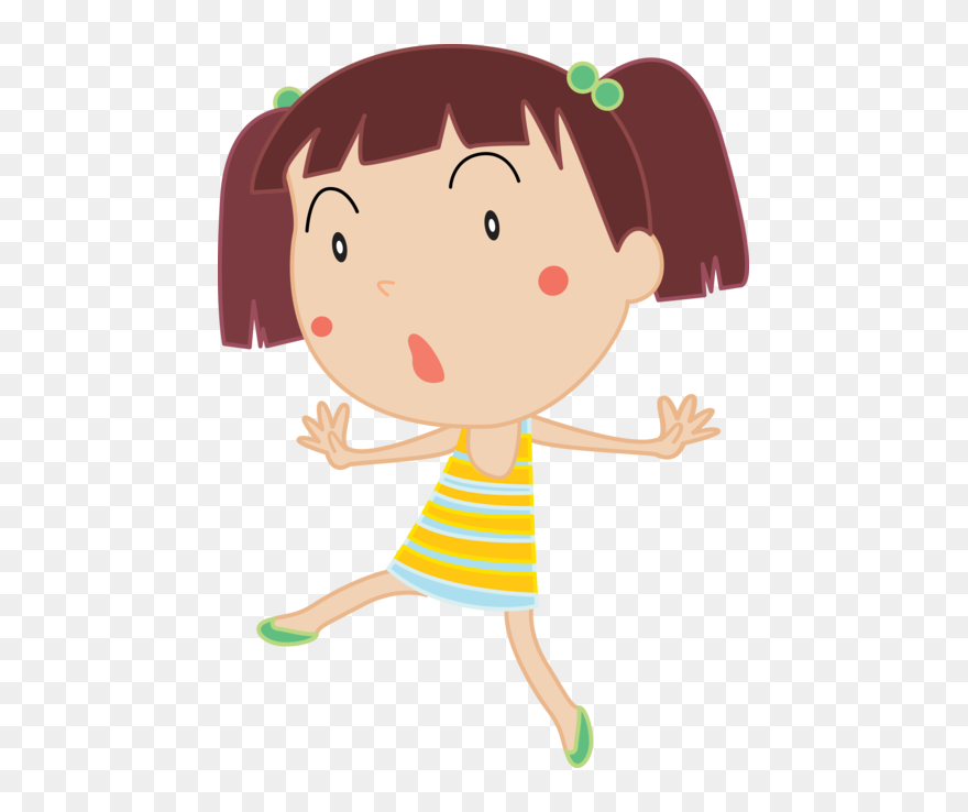 Anime Girl Alone Walking Clipart
